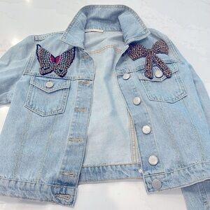 Authentic Maje jacket with stones ,